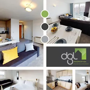 Apartment Dgl Properties Serviced 2 Bedroom Ocean Village, Southampton